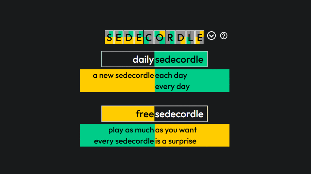 sedecordle
